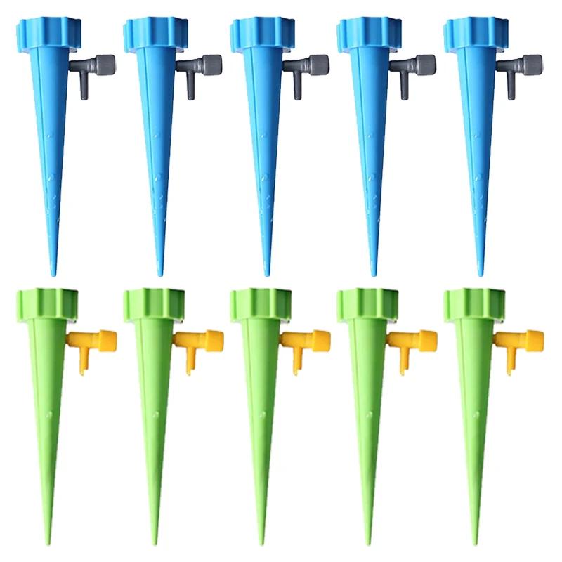 

10-50PCS Drip Irrigation System Automatic Plant Waterer Adjustable Indoor Garden Office Plants Self Watering Stakes Timer Device