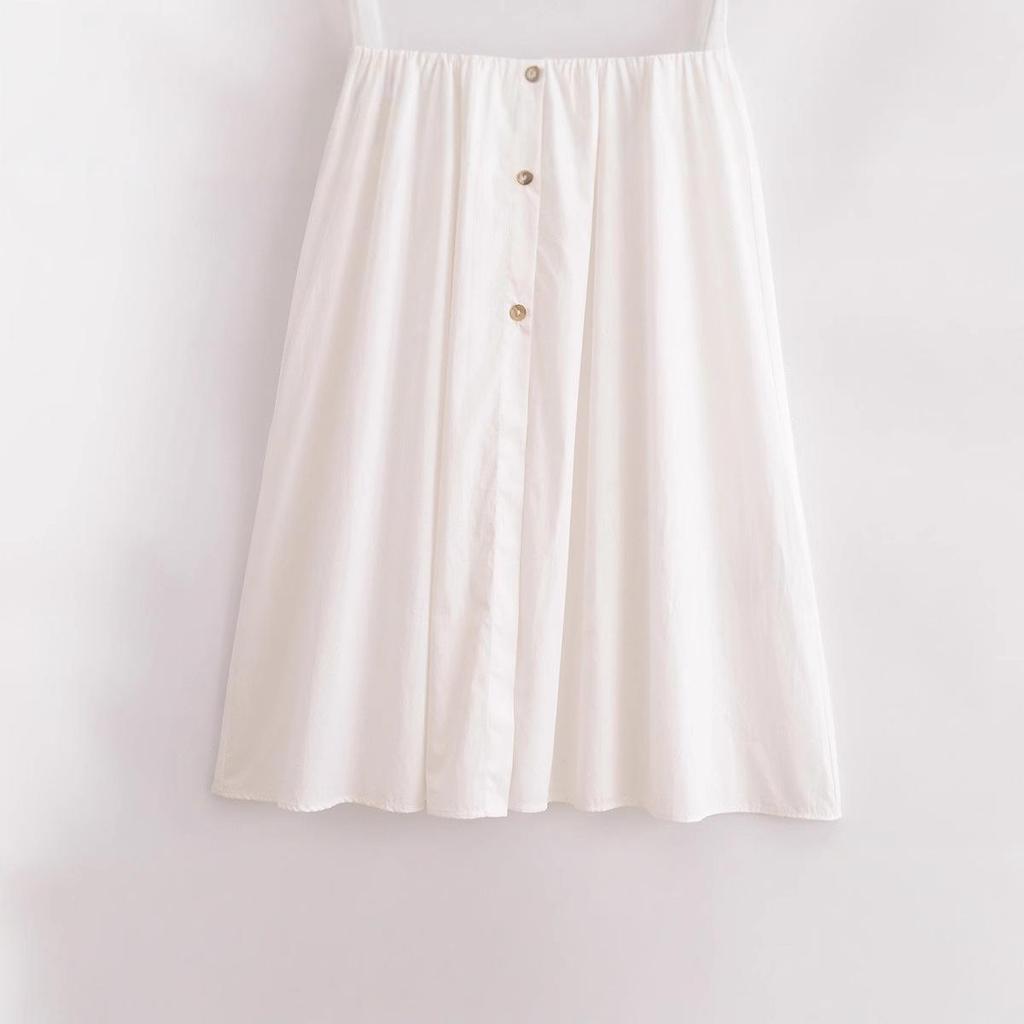 2025 Spring Women's European Style Turn-Down Collar Long Sleeve Midi Dress