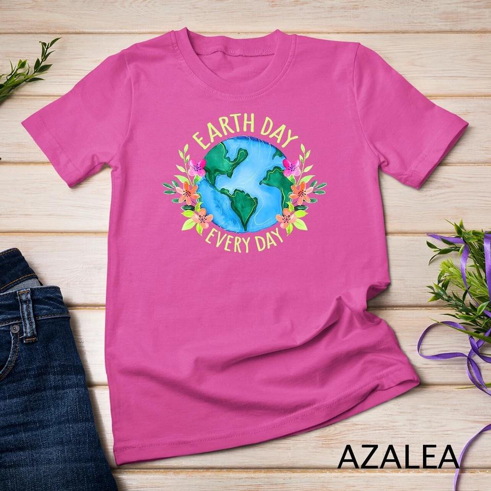Retro Environmental Shirt Women Earth Day T-Shirt Unisex T-shirt 6 3XL