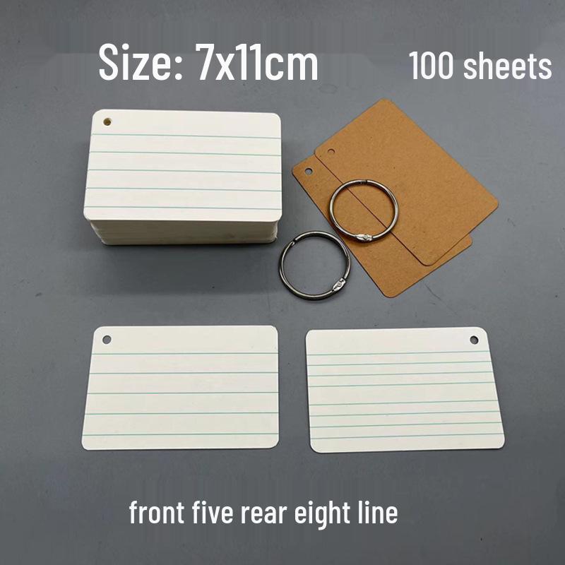 DIY Blank Postcards: Creative Writing, English Word, and Pinyin Greeting Cards