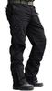 TACVASEN Heren Cargo Broek, Trekking, Outdoor, Werk, Grote Maten, Militaire Broek, Amerikaanse Stijl, Stijlvol, met Zakken, Zwart, Maat 2XL