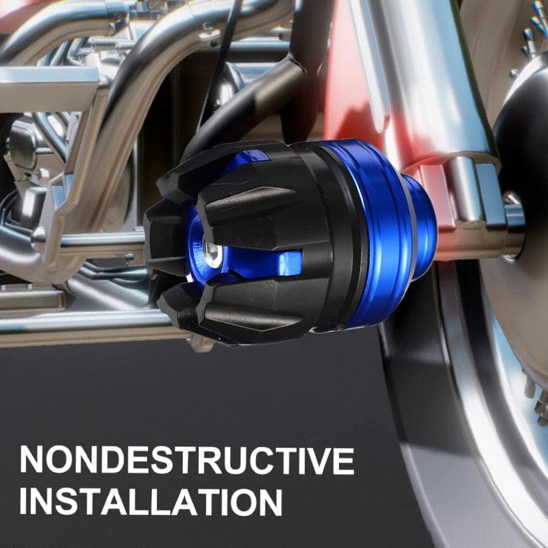 1Pair Universal Motorcycle Accessories Anti Collision CNC Front Fork Cup Modified For Motorbike Anti-Fall Bumpers