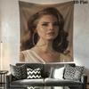 Lana Del Rey Wandteppich Ästhetisches Wandbehang Gedruckter Stoffdecke Dekorative Wandteppiche für Schlafzimmer Wohnzimmer Heimdekoration