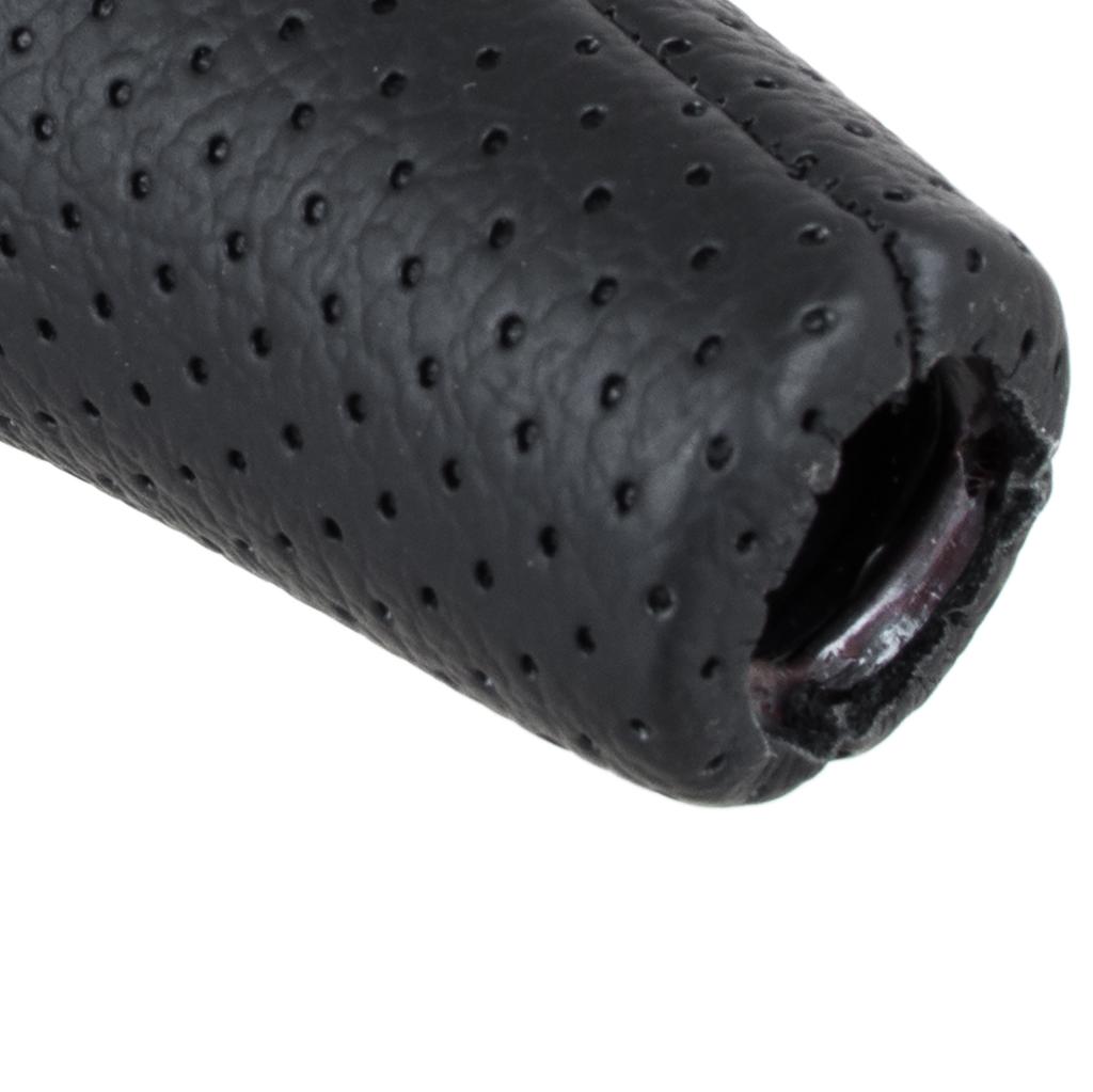 BMW E34 E36 E38 E39 E46 E60 E61 E87 E90 X3 X5 Shift Knob, Black Perforated Leather, 5-Speed