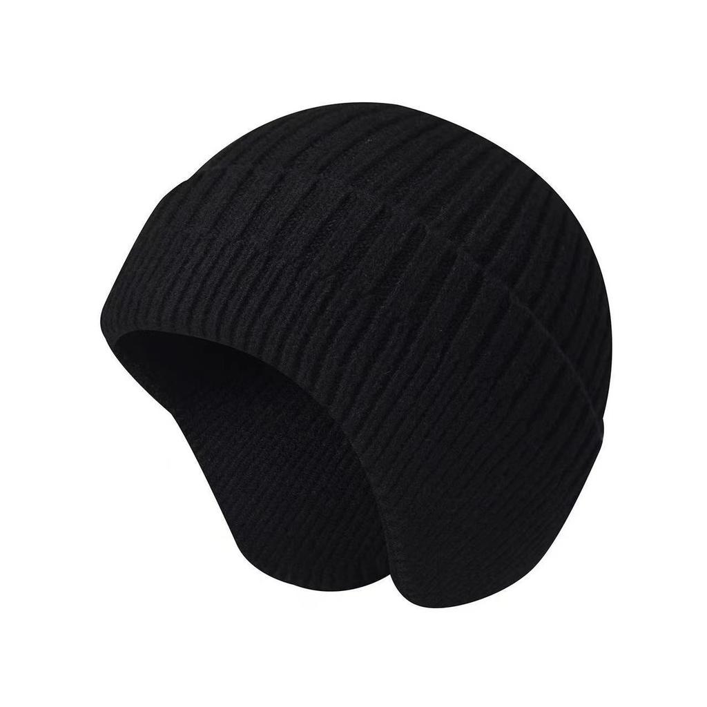Hats Men's and Women's Winter Cold Protection Ear Protectors Cycling Windproof Hats Fleece Thickened Knitted Hats Helmets can be worn