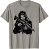 Funny Nun Sniper Rifle Gun Men Women T-Shirt