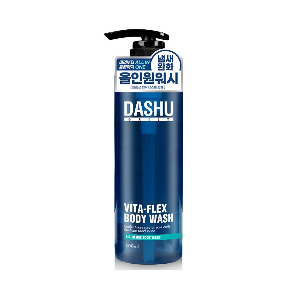 DASHU Daily Vita Flex All In One Body Wash 500ml Deep Cleansing Hydrating Men’s Body Cleanser