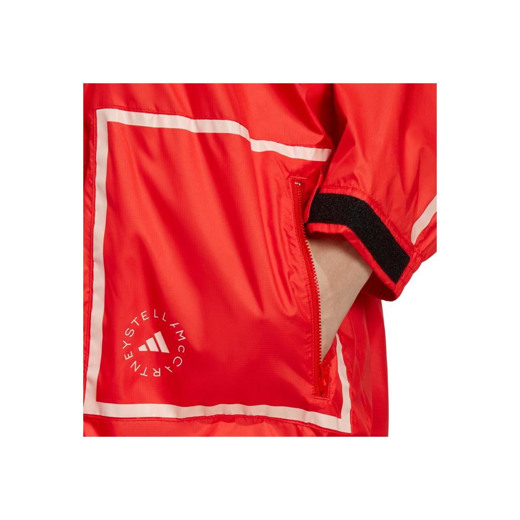 Adidas X Stella McCartney Kragen Lockere Jacke Damen Oberbekleidung Leuchtendrot IA0018