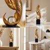 Standing Ornament with Crystal Ball Transparent for Entryway, Office, Art Lovers