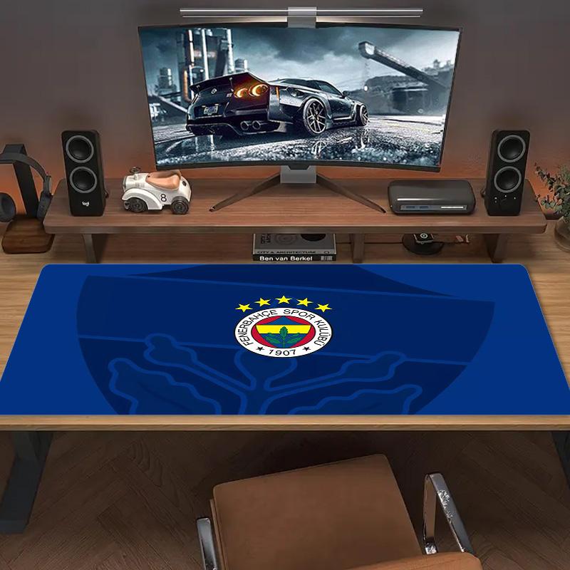 Fenerbahçe Spor Kulübü Large Size Mouse Pad Large Gaming Table Cushion Non-slip Laptop Tablet Big Mousepad XXL Mat Mini PC Playmat With Lock Edge