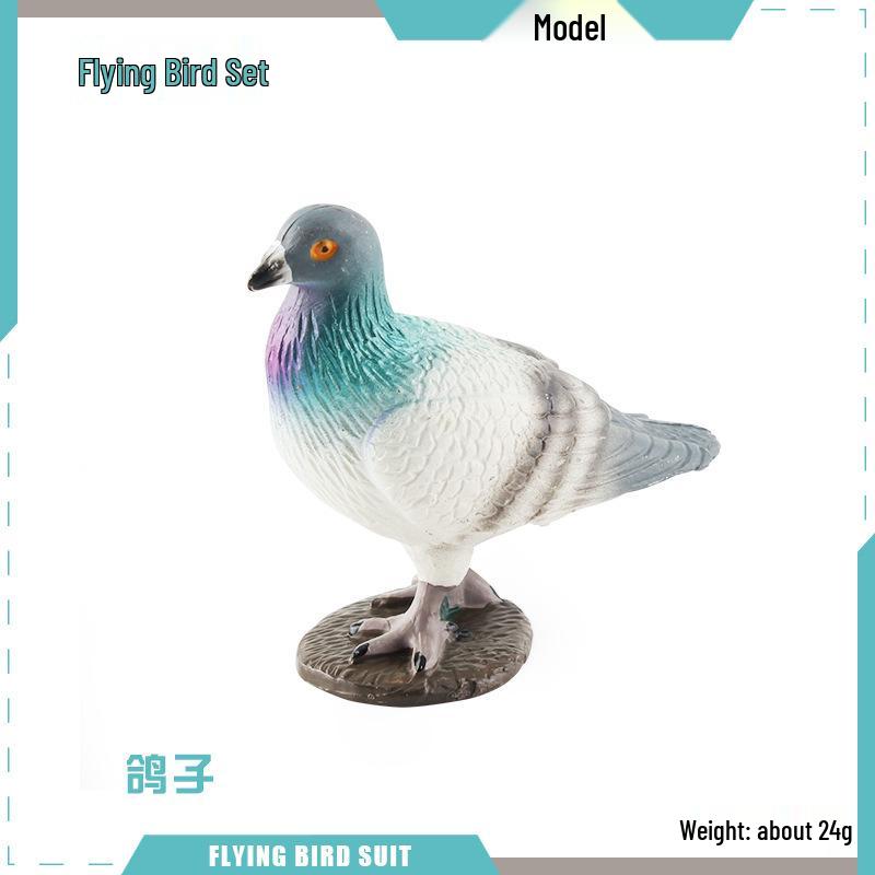 Cross-border Bird Model Ornament: Kingfisher, Magpie, Pigeon, Cuckoo, Barbet, Tit