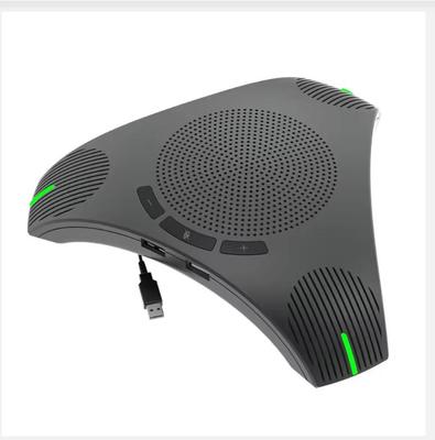 USB Speakerphone Conference Microphone Omnidirectional Computer Mic 360° Voice Pickup with Mute Key for Skype/Video Conference