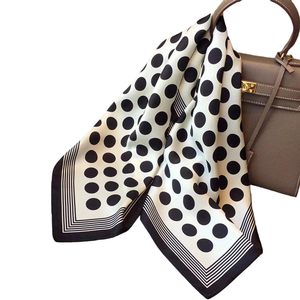 Soft Square Scarf For Women 70cmx70cm Neckerchief Lightweight Head Wrap Neck Bandana Decorative Bag Strap Accessory