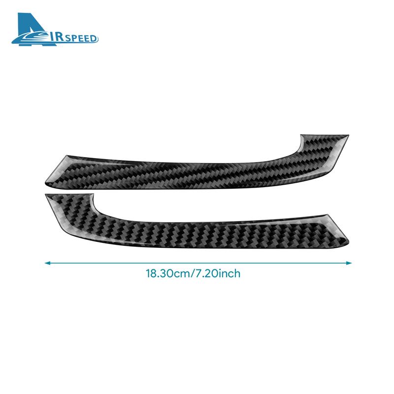 Real Soft Carbon Fiber Sticker For Subaru Crosstrek 2024 Impreza 2024 Car Wireless Charger Side Panel Interior Trim Accessories