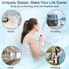 Smart electric water flosser with precise pressure control and360°Rotating nozzle for deep cleaning of teeth and gums, with replaceable heads USB