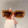 Vintage Square Sunglasses Women  New in Stylish Candy Color Shades Ins Trendy Fashion Brand Korean Style Sun Glasses