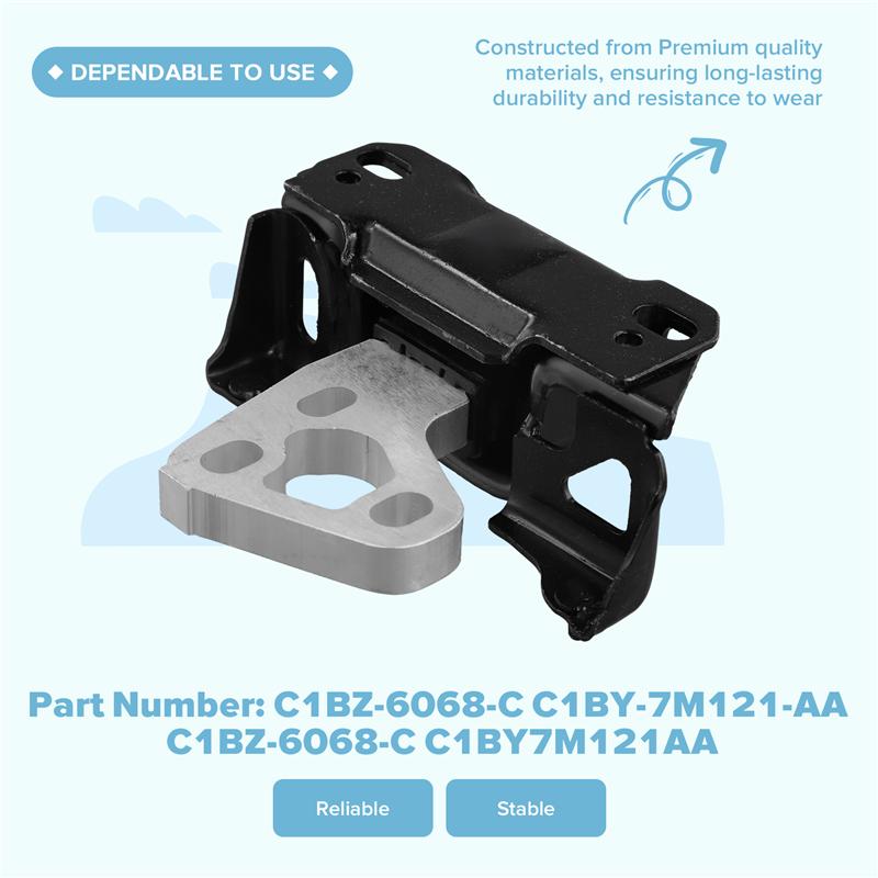 Gearbox Rubber Bearing For Ford Fiesta 2014- Engine Mount Support C1BZ-6068-C C1BY-7M121-AA C1BZ-6068-C C1BY7M121AA
