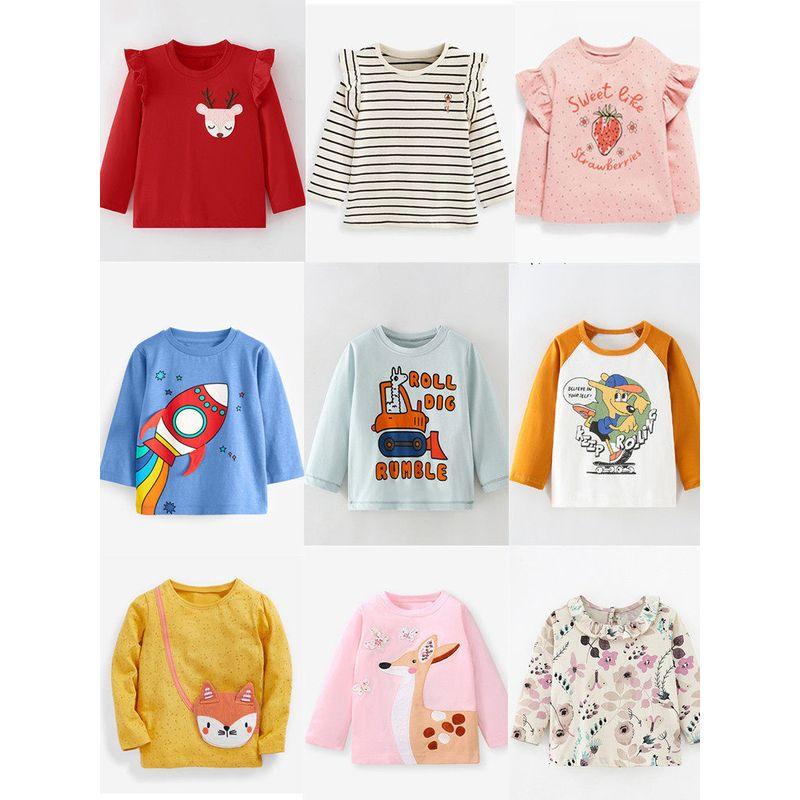Cute Export Autumn Cartoon Casual Long Sleeve T-shirt