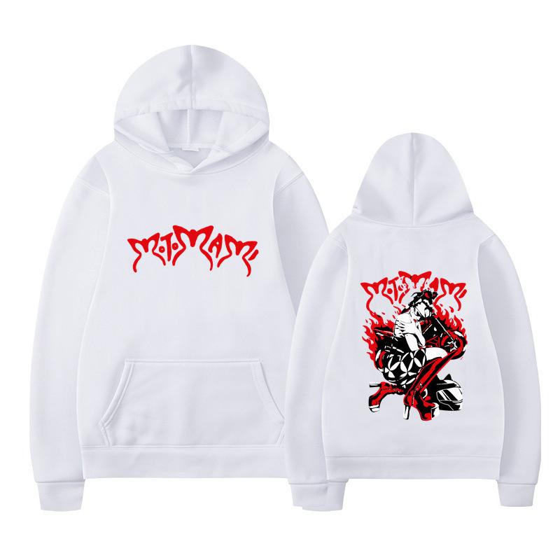 Motomami Black Hoodie Rosalia Graphic Sweatshirt Men Long Sleeve Sweatshirts Women Streetwear Pullovers Sudaderas