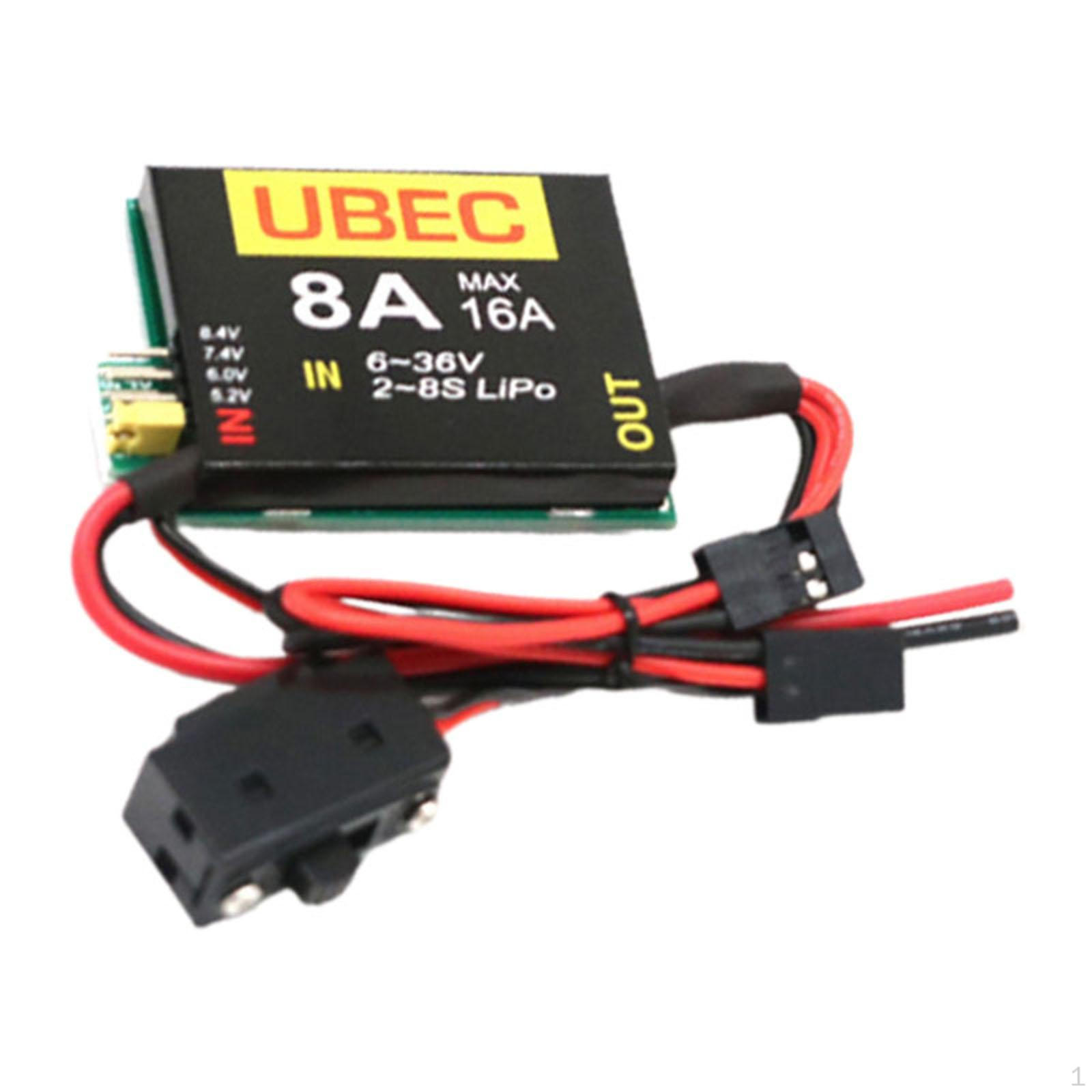 

-Модуль живлення RC, модуль регулятора напруги 5.2V/6.0V/7.4V/8.4V, запасна частина для 8A