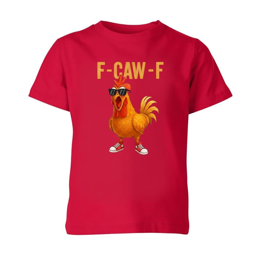 FCawF Funny Chicken Unisex TShirt Meme Quote Vintage Tee Top Gift Xmas S