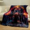 Jesus Praying Artistic Blanket Bedroom Blanket for Livingroom Couch Lunch Break Soft Throw for Friend's Festival Gift