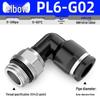 Zhuo Ji Pneumatic Male Thread Straight G Thread Quick Connect Fitting PC8-G02 Air Hose Connector PL6/10-G01