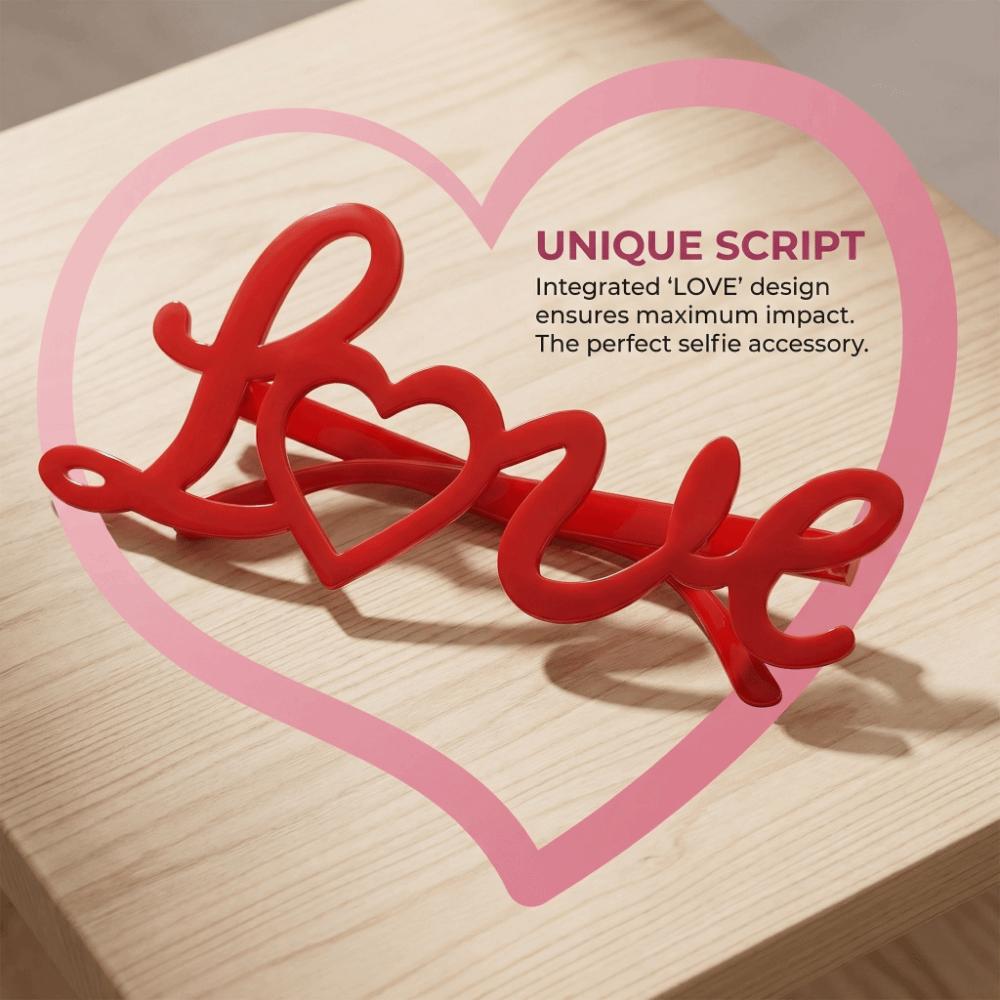 Party Valentine's Day Decorative Glasses Creative Red Love Glasses Love Shaped Glasses  Masquerade