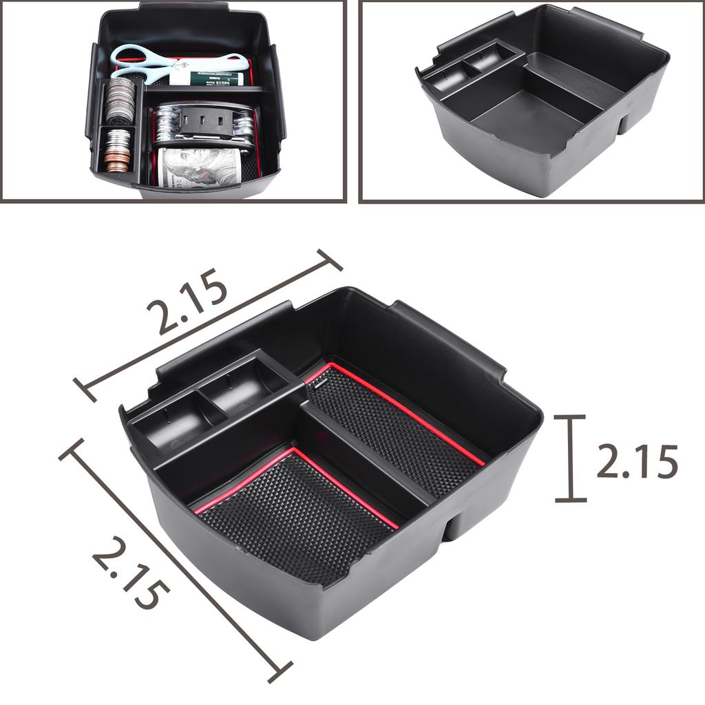New Arrival High Quality For Kia Seltos 2020 2025 2025 2025 2025 Center Console Storage Box Interior Organizer Tray