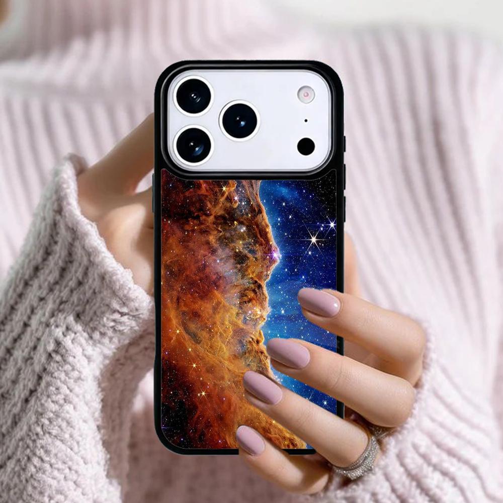 Outer Space Phone Case For Apple iPhone 17 Air 16E 15 14 Plus 13 12 11 Pro Max Mini Funda Cover
