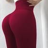 Hohe Taille Skinny Fitness Solide Legging Po Lifting Bauchkontrolle Sexy Leggings Damenbekleidung Sport