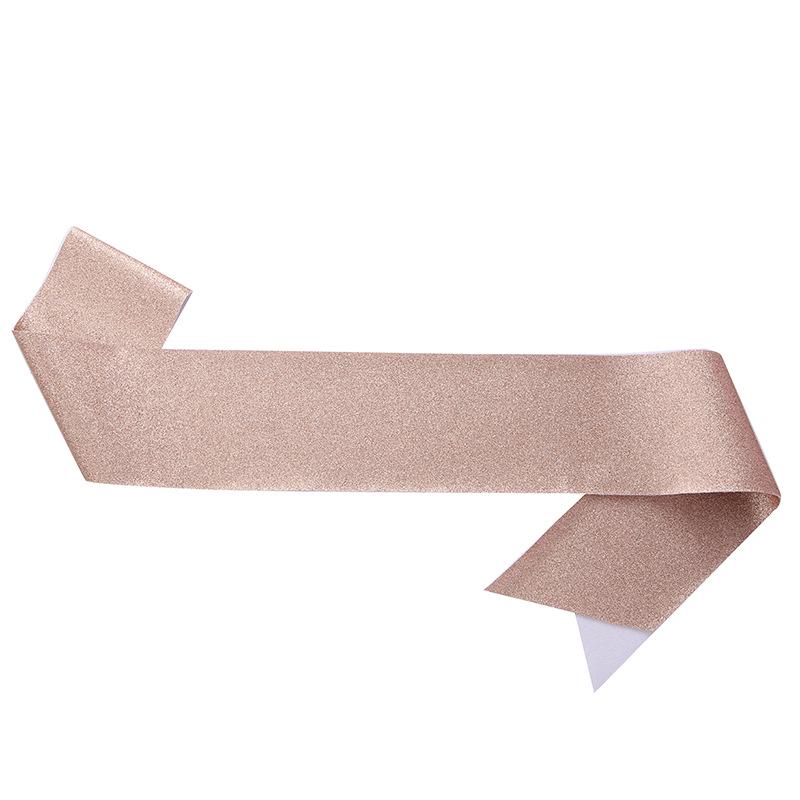 High-Quality Elastic Glitter Sequin Fabric Shoulder Straps for DIY Party and Etiquette Belts