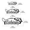 Funny Car Stickers Fishing Hunter For Car Truck SUV Ship Windshield Window Auto Body Creative Decor Accessories Vinyl Decals