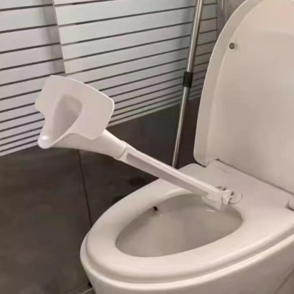Foldable Toilet Urinal Attachment Adjustable Male Drill Restroom Accessory for