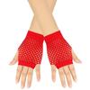 Elastic Short Fishnet Gloves Web Design Punk Rock Gloves Fingerless Mesh Gloves  Party Club