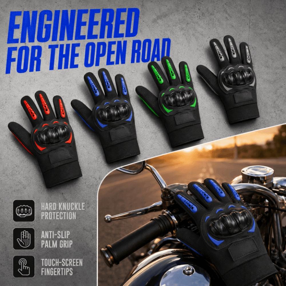 Anti-Slip Full Finger Gloves Wear-Resistant Outdoor Gloves Hard Knuckle Gloves Outdoor Activities