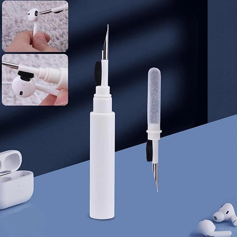 Bluetooth Earphone Cleaning Pen With Multifunctional Brush For Dust Removal And Keyboard Cleaning Portable For Travel Work Desk
