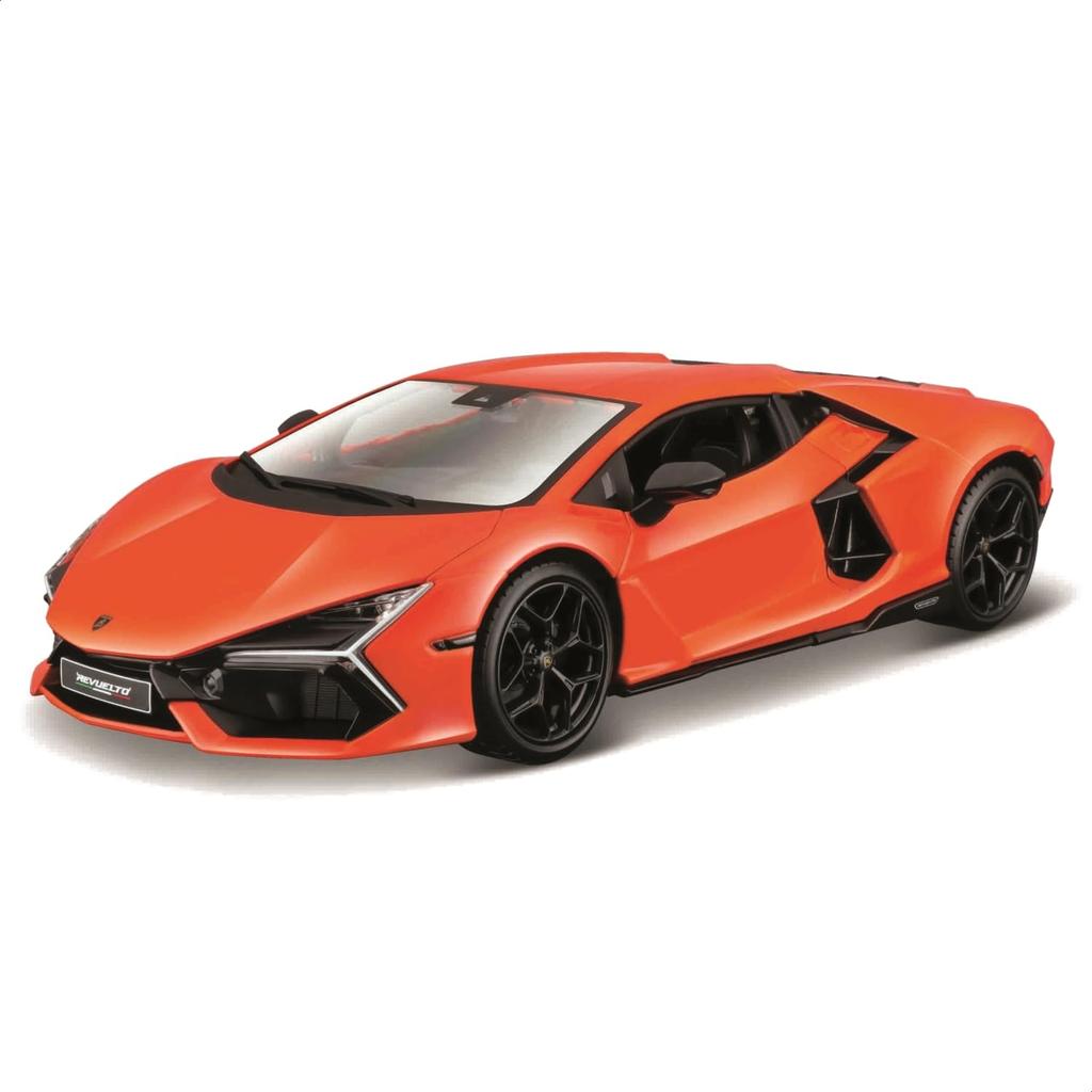 Bburago 1/24 Lamborghini Revuelto Orange / Diecast Model Car, Finished Product, 18-21106 OG
