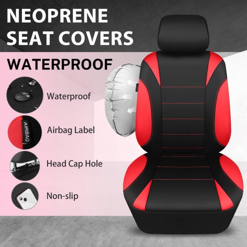 New Car Cushion Case Cover Front Car Seat Cover Car Accessories Universal PU Car Seat Cover Artificial Leather CushionFull Car Seat Cover