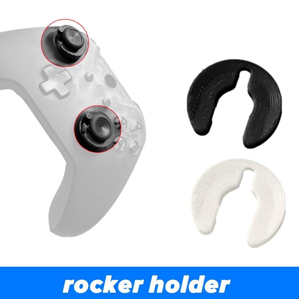 1pair For Asus Rog Ally Rocker Holder Anti-drift Game Handheld Accessories For ROG Ally Prevent Stick Drift Locks Balck/Whi Q3U1