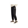 Anta Lifestyle Series Letter High-Waisted Cuffed Thick Loose Knit Sports Pants Women bottoms Basic-Black 162418309-3