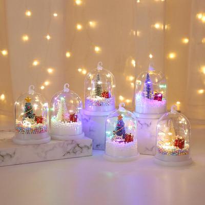 Kreative Weihnachts-Tischdekoration Nachtlicht für Kinder