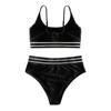 Women's Bikini Set Swimsuit Two Piece Filled Bra Swimwear Beachwear