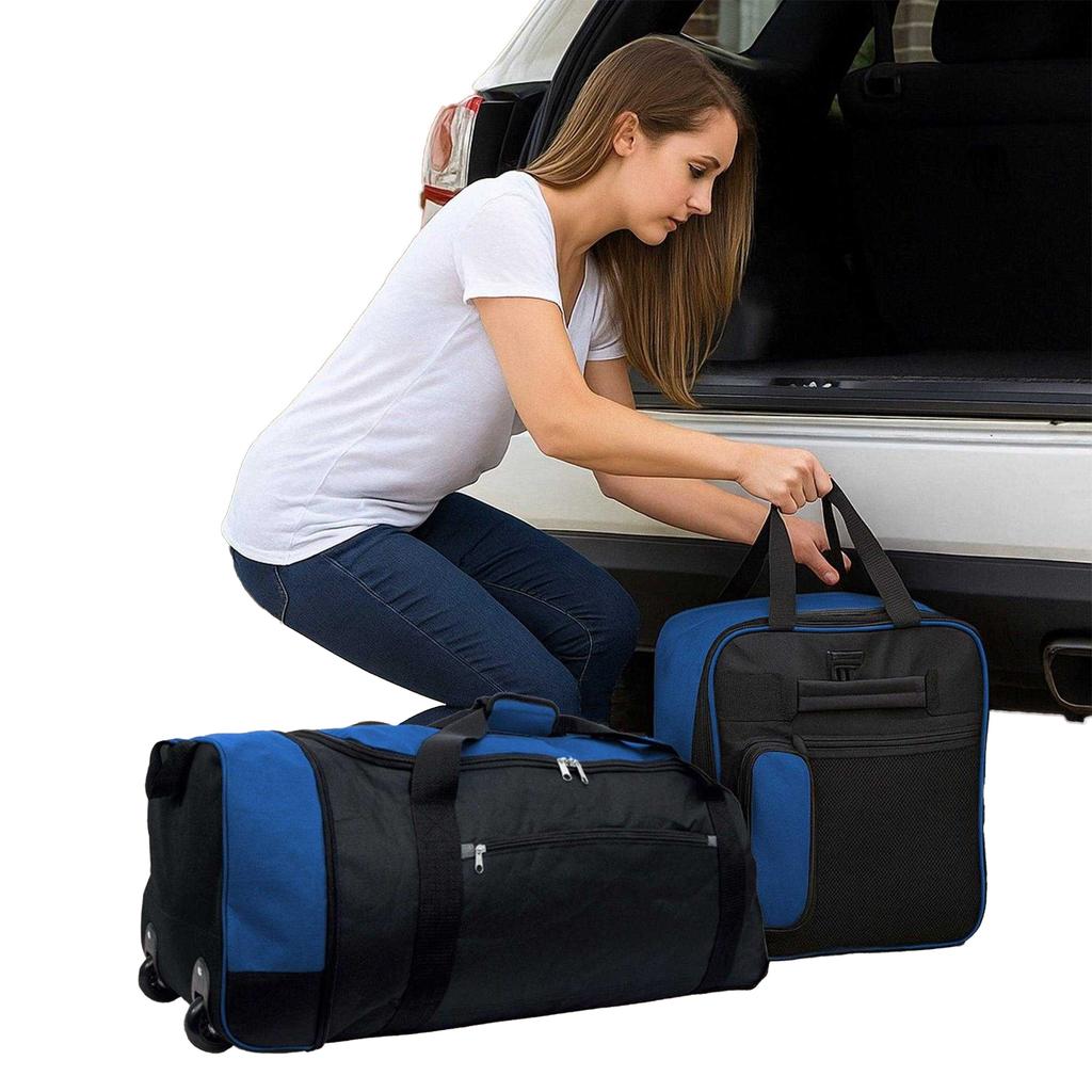 Public Dealz Lightweight 80L Wheeled Duffel Bag
