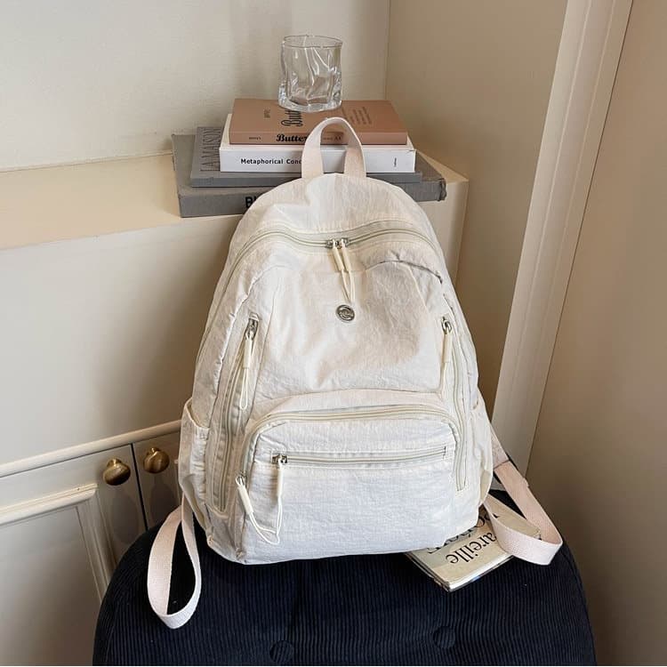 Новый женский модный рюкзак большой вместимости белый