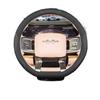 Leopard 5 & 8 Non-Slip, Odorless Hand-Sewn Leather Steering Wheel Cover for Interior Modification