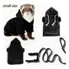 Set Pettorina e Guinzaglio per Furetto Cappotto Caldo Invernale e Set Pettorina e Guinzaglio a Prova di Fuga Regolabile per Viaggi all'Aperto dell'Animale Domestico