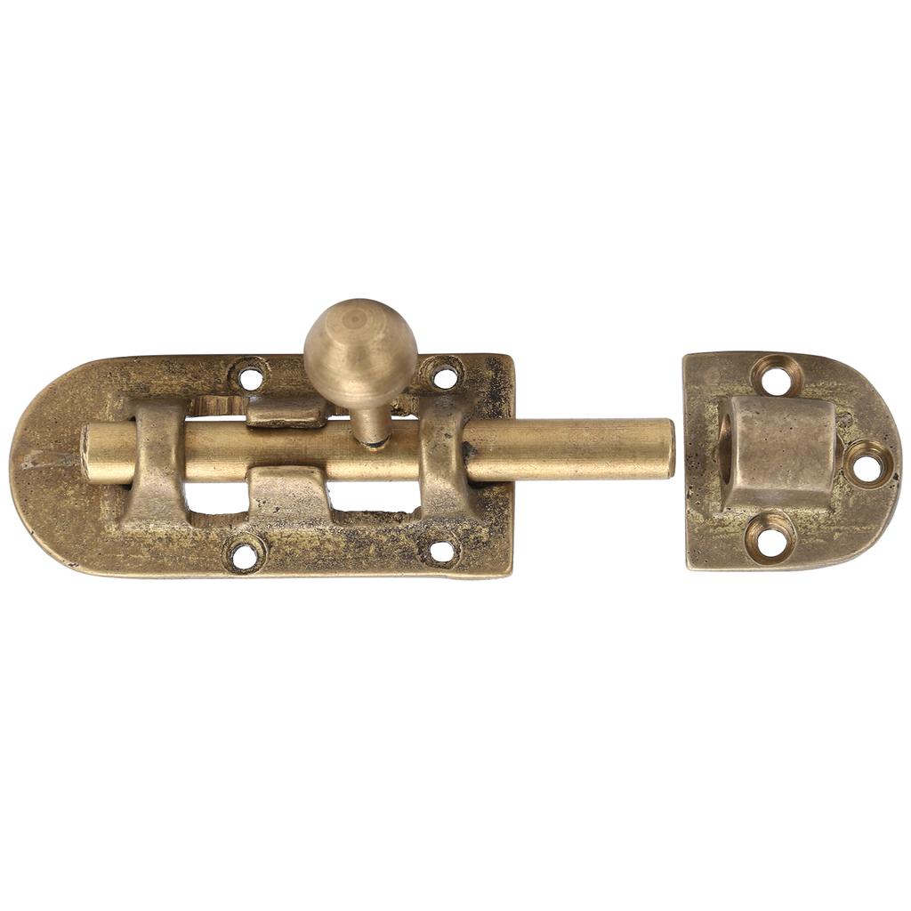 Vintage Brass Door Latch Antique Door Window Bolts Buckle Sliding Lock Hardware Fittings