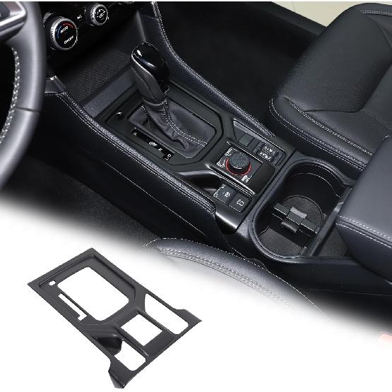 Central Control Car Gear Shift Panel Cover for Subaru Forester 2019-2024 Accessories, Car Shift Knob Control Panel Cover Trim Anti-Scratch Sticker, матовый черный
