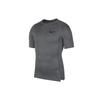 T Shirts Men's Smoke Gray Crew Neck Moderate Straight Fit BV5632-084